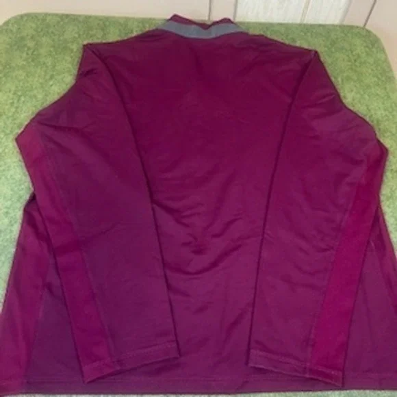 Greyson Mens Full Zip Pullover Jacket Burgundy‎ Athletic Performance XL
